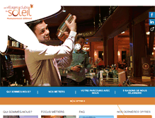 Tablet Screenshot of lesvillagesclubsdusoleil-emploi.com